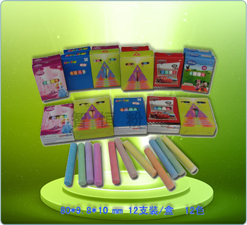 12支裝（盒）12色--教學(xué)粉筆